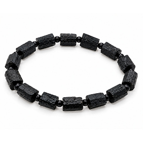 Skoryl & shungite – protective bracelet, tourmaline 1.2 cm, 16–18 cm | Guardian of good mood Skoryl & shungite – protective bracelet, tourmaline 1.2 cm, 16–18 cm | Guardian of good mood