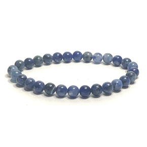 Sodalite bracelet elastic natural stone, ball 6 mm / 16 - 17 cm, stone communication
