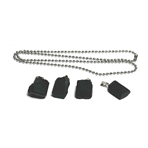 Tourmaline / Skoryl pendant natural stone 1,5 cm 1 piece, guardian of good mood