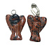 Obsidian Moka Angel guardian pendant natural stone 2 - 2,2 cm, rescue stone