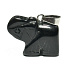 Black Agate Elephant Pendant Natural Stone, Hand-polished Figurine 1.8 x 2.5 x 8 mm, Provides Courage and Strength