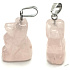 Rosie's Dog pendant natural stone, hand cut figurine 1,8 x 2,5 x 8 mm, love stone