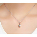 Sterling silver 925 Love Surprise - royal blue, openable love bracelet pendant