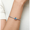 Charm Sterling silver 925 Crab, bead on bracelet animal