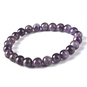 Charoit / Charoit bracelet elastic natural stone, ball 8 mm / 16 -17 cm, magic, miracle from Yakutia