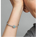 Charm Sterling silver 925 Christmas tree, Christmas charm, Christmas bracelet bead