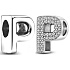 Sterling silver 925 Alphabet letter P, bead for bracelet