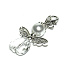 Angel pendant with heart shaped wings 22 x 30 mm 1 piece