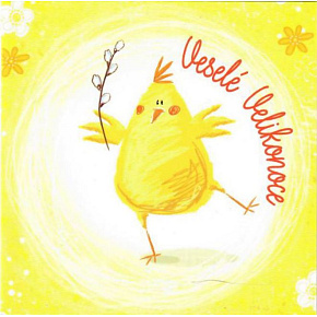 Nekupto Easter Greeting Card Happy Easter Spring Has Begun 100 x 100 mm 3553 XI