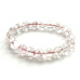 Azeztulite pink bracelet 10mm/16 - 17cm high frequency energy