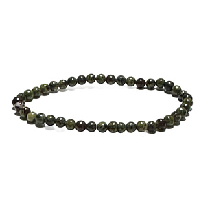 Epidote elastic bracelet natural stone, 4 mm bead / 19 cm abundance, prosperity Epidote elastic bracelet natural stone, 4 mm bead / 19 cm abundance, prosperity