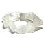 Crystal bracelet elastic raw natural stone 2 - 2.5 cm / 16 - 17cm, stone of stones