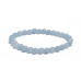 Aquamarine bracelet elastic natural stone, ball 6 mm / 16-17 cm, sailor stone, healing power of the ocean