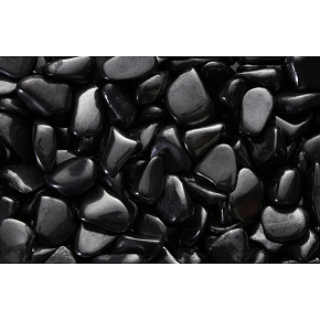 Shungite Tumbled natural stone, A 50-60 g, 1 piece, stone of life