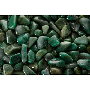 Chalcedony green Tumbled natural stone M, approx. 1,5 - 2,5 cm 1 piece, stone of love, joy