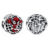 Sterling silver 925 Marvel Spiderman over the city, bracelet bead