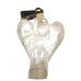 Crystal Angel guardian pendant natural stone hand cut 2,6 cm 1 piece, stone stones