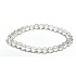 Crystal Aqua aura angel facet bracelet elastic natural stone, bead 6 mm / 16 - 17 cm, stone stones