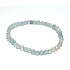 Morganite mix of colours facet bracelet elastic natural stone, ball 4 mm / 16 - 17 cm, stone of divine love