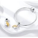 Sterling Silver 925 Luminous - Zodiac Sign Virgo, Bracelet Pendant