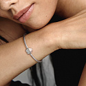 Charm Sterling silver 925 Sweet cupcake, bead for bracelet, food and drink
