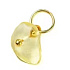 Citrine – mini pendant made of natural stone approx. 0.8–1.2 cm, gold finish | Talisman of joy and success