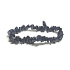 Goldstone blue Avanturine bracelet elastic chopped, 19 cm, stone of ambition