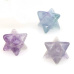Fluorite merkaba natural stone 13 mm, stone of geniuses