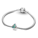Charm Sterling silver 925 Christmas tree, Christmas charm, Christmas bracelet bead