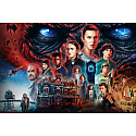 Charm Stranger Things Vzhůru nohama žářící ve tmě - Upside Down, luminozní přívěsek na náramek film