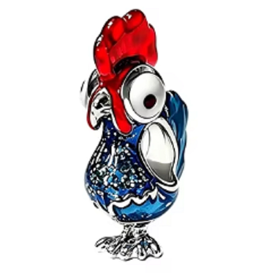 Disney Heihei cheerful rooster charm, a colorful symbol of joy, adventure, and happiness | Bracelet pendant, animal