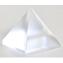 Frosted glass pyramid 50 mm