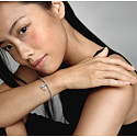 Charm Sterling silver 925 Three tiles Mahjong 3in1, pendant on bracelet symbol