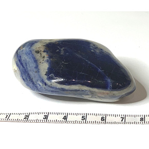 Sodalite Tumbled natural stone 100 - 160 g, 1 piece, stone communication
