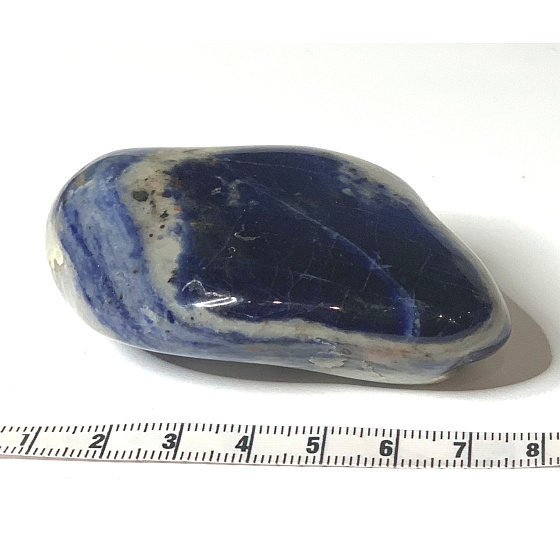Sodalite Tumbled natural stone 100 - 160 g, 1 piece, stone communication