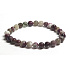 Tourmaline bracelet elastic natural stone, ball 6 mm / 16 - 17 cm, guardian of good mood