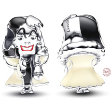 Charm Sterling Silver 925 Disney 101 Dalmatians Cruella De Vil, bead for bracelet movie