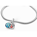 Sterling silver 925 Disney Lilo & Stitch - family means no one is left behind, 2in1 family bracelet pendant