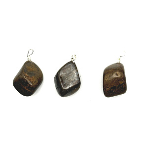 Bronzite Troml pendant natural stone, 2,2 - 3 cm, 1 piece, highly protective stone Bronzite Troml pendant natural stone, 2,2 - 3 cm, 1 piece, highly protective stone