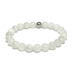 Moonstone blue bracelet elastic natural stone, ball 8 mm / 16-17 cm, stone of destiny
