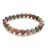 Spinel bracelet elastic natural stone, ball 8 mm /16 - 17 cm, good luck-good mood