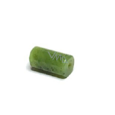 Jade Canadian Stringing Roller 6 x 10 mm, stone of peace Jade Canadian Stringing Roller 6 x 10 mm, stone of peace