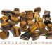 Tiger Eye Hmatka Tumbled natural stone approx. 4 cm 1 piece, stone of the sun and earth, brings luck and wealth