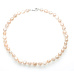 Pearl apricot river irregular necklace natural, 47 cm, symbol of femininity, brings admiration