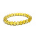 Citrine bracelet elastic natural stone, ball 8 mm / 16-17 cm, stone of abundance, success