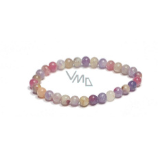 Tourmaline pink bracelet elastic natural stone, ball 6 mm / 16-17 cm, guardian of good mood Tourmaline pink bracelet elastic natural stone, ball 6 mm / 16-17 cm, guardian of good mood