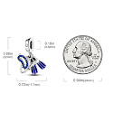 Charm Sterling Silver 925 Diving, Snorkeling, 3-in-1 Pendant for Sports Bracelet