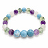 Bracelet with a story – I'm thinking of you, natural minerals, 8 mm bead / wrist 14–15 cm