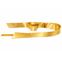 Cockade ribbon drawstring decorative gold 50 cm