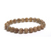 Auralite 23 natur bracelet elastic natural stone, ball 7,4 - 8 mm / 16 - 17 cm, one of the most powerful stones on the paneta